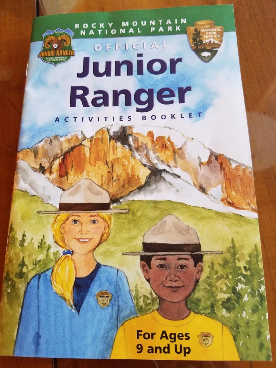 junior ranger book Voyager Family